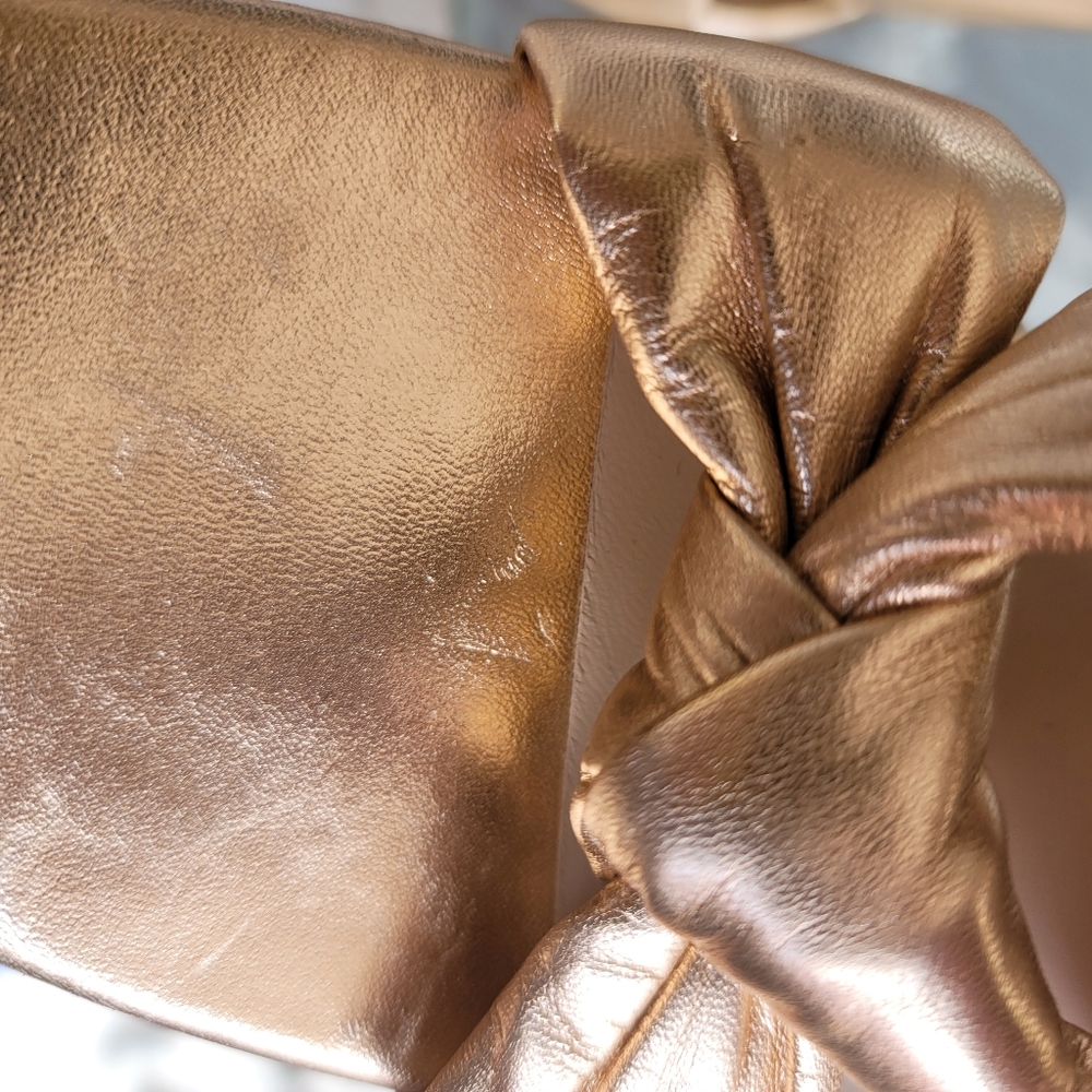 Stuart Weitzman Metallic Bronze Heels - Picture 8 of 12
